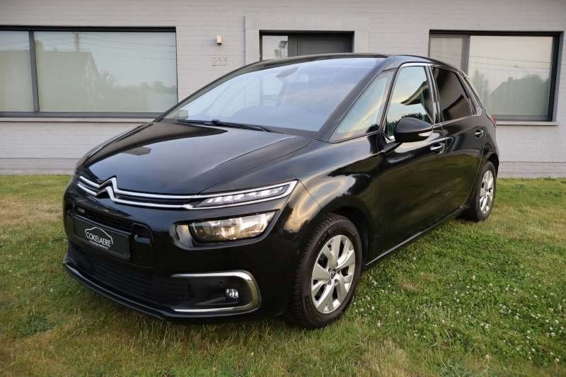 Citroën C4 Picasso 1.2i Navi/Cruise/AutAirco/KeyLess/Camera, Auto's, Citroën, Voorwielaandrijving, 1199 cc, Zwart, 115 g/km