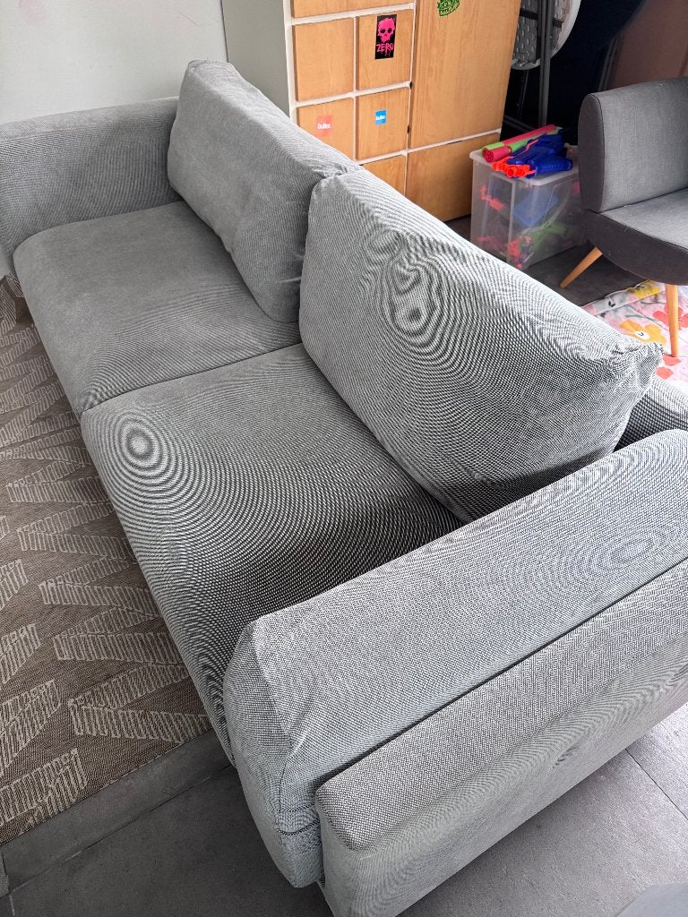 Kivik 3zitszetel, Driepersoons, 75 tot 100 cm, Zo goed als nieuw, Rechte bank