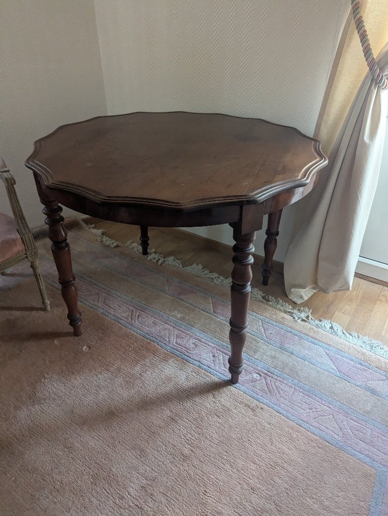 Table vintage en bois, Enlèvement