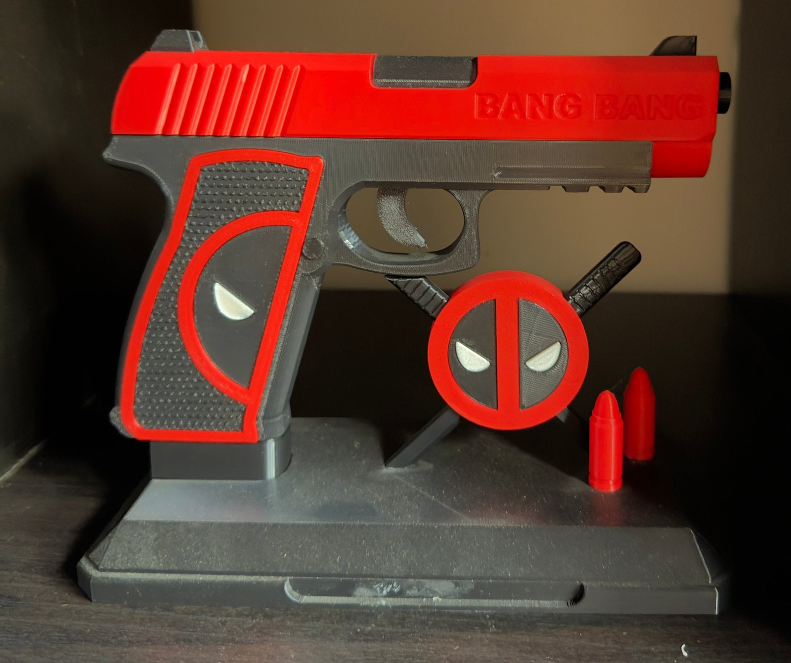 Deadpool gun action figure, Ophalen of Verzenden, Zo goed als nieuw