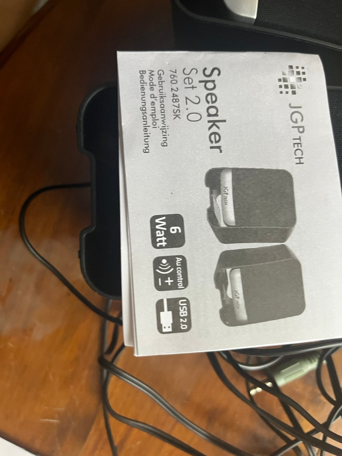 Mini speakers usb 2 voor pc Jgp tech, Computers en Software, Ophalen of Verzenden, Zo goed als nieuw