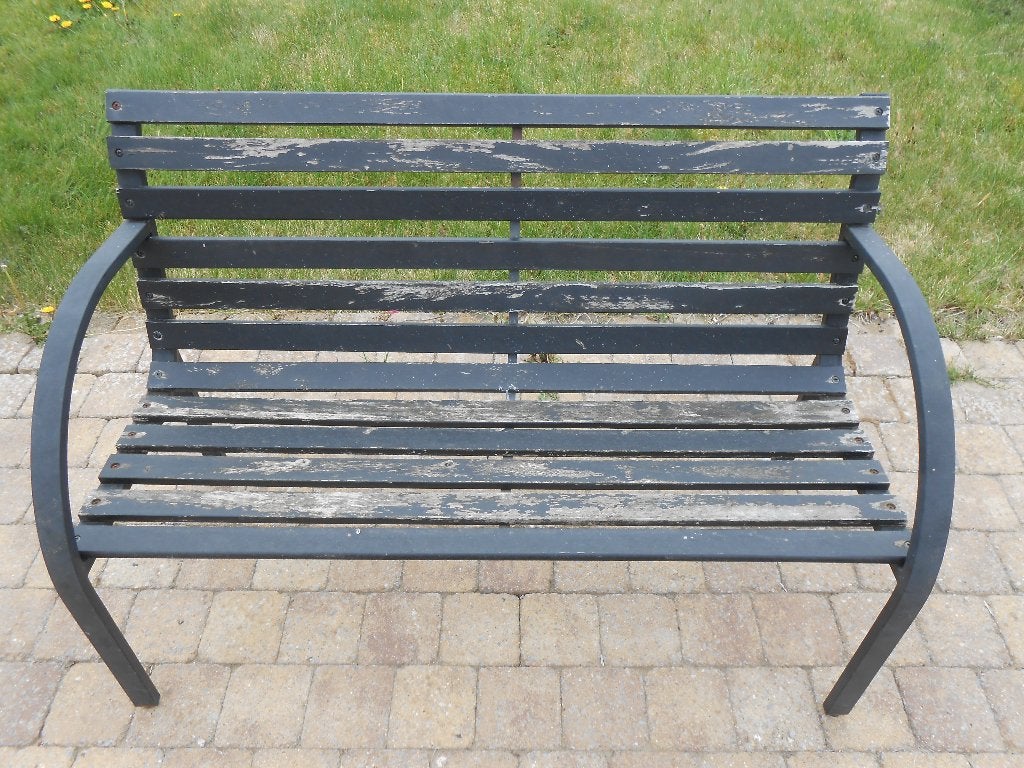 BANC DE JARDIN, Enlèvement, Utilisé, Bois