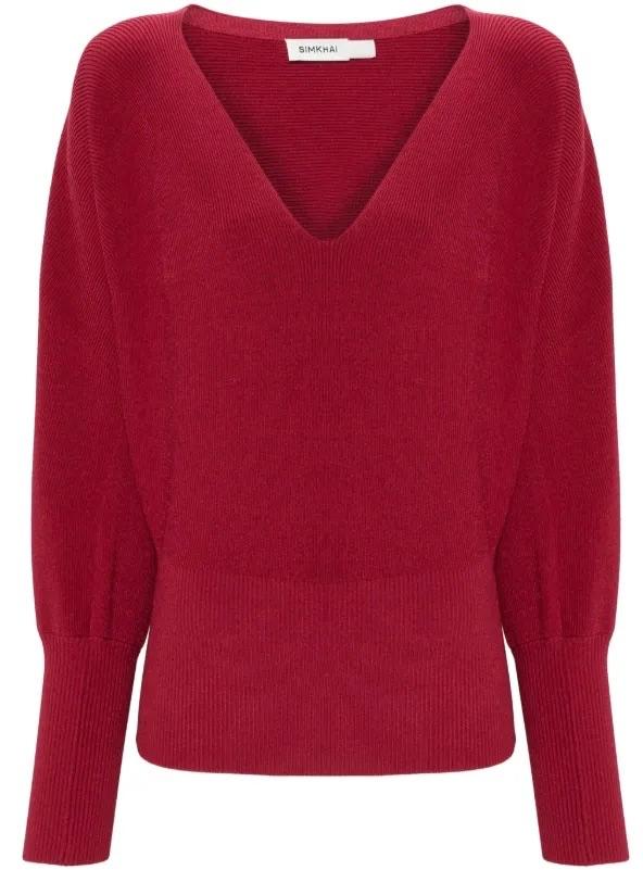 Rode pull Simkhai designer limited M, Kleding | Dames, Maat 38/40 (M), Nieuw, Ophalen of Verzenden, Simkhai