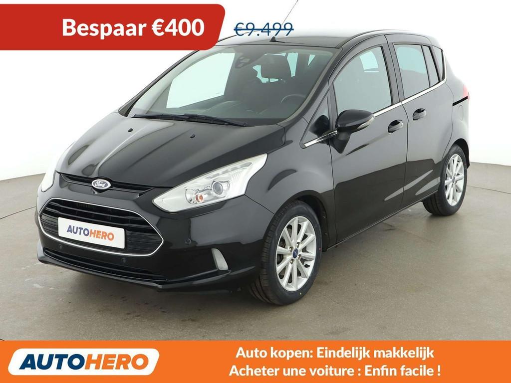 Ford B-MAX 1.0 EcoBoost Titanium (bj 2017), Voorwielaandrijving, Gebruikt, Zwart, B-Max