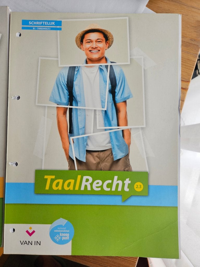 TaalRecht 2.3 schriftelijk, Livres, Livres d'étude & Cours, Enlèvement, Comme neuf