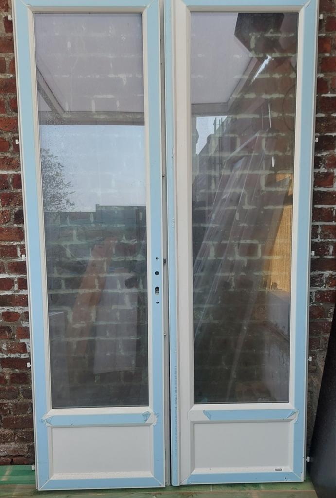 Porte arrière en PVC, Neuf, Chambranle de porte, Enlèvement, Vitre comprise