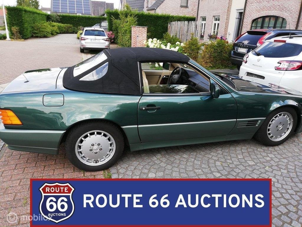 Mercedes-Benz 300 SL | 1990 | Route 66 Auctions, Auto's, Oldtimers, Zwart, Mercedes-Benz, Bedrijf, Handgeschakeld