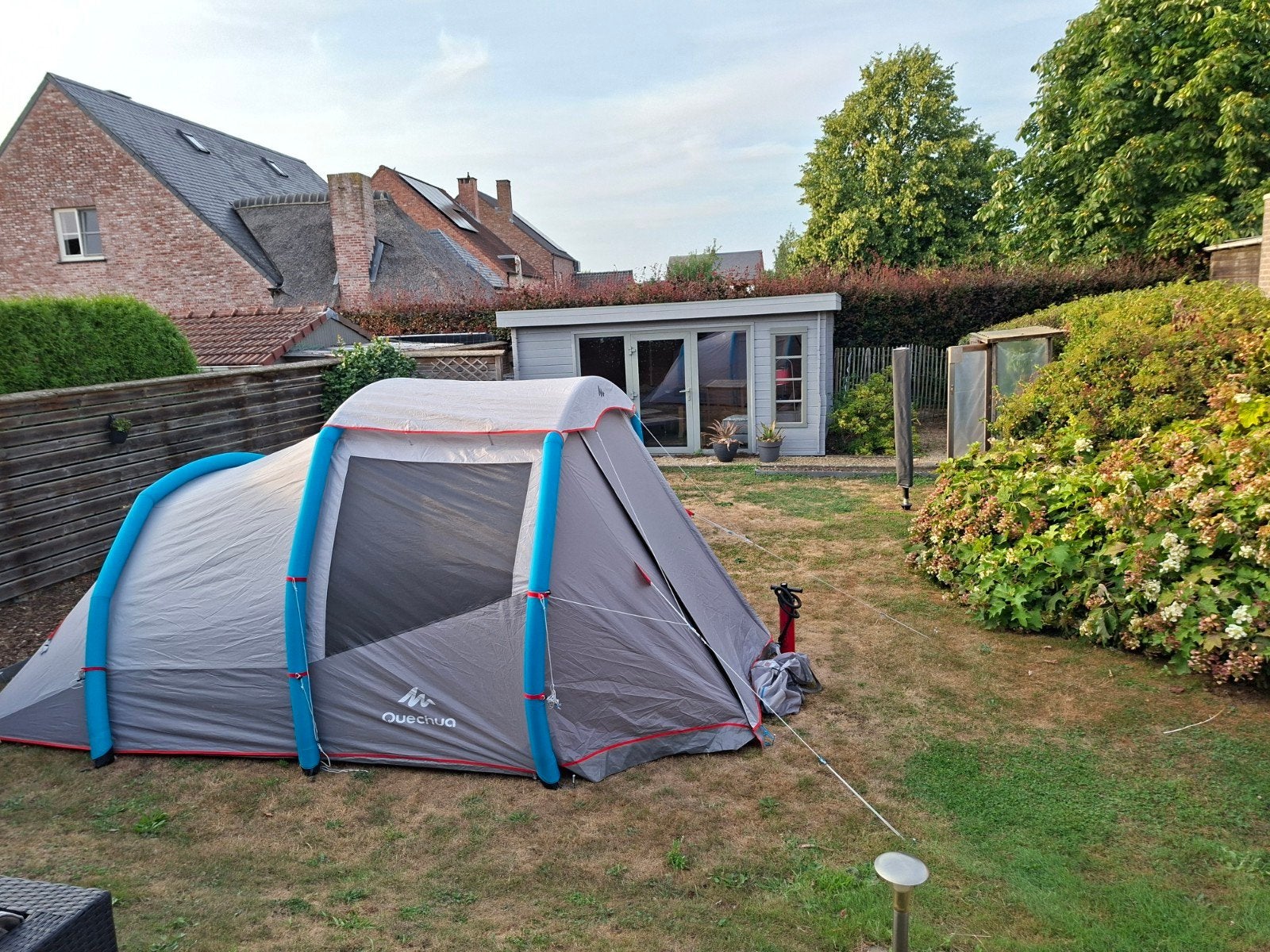 Tent air second familie 4.1 plus pomp, Ophalen