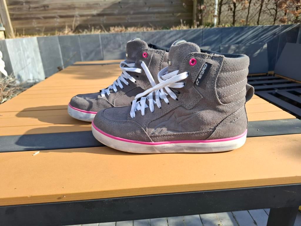 ALPINESTARS J-6 Waterproof Women's Shoes Licht Grijs-Fuchsia, Ophalen, Nieuw zonder kaartje, Alpinestars, Dames