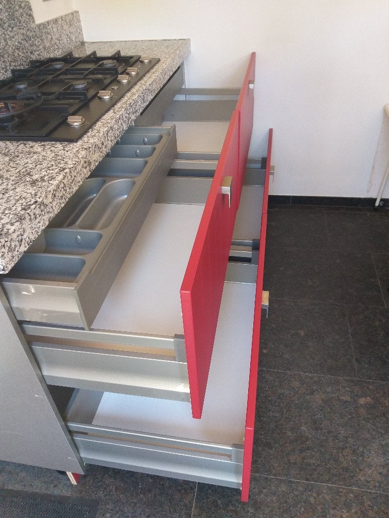 Cuisine meubles + electros + plan de travail granit, Enlèvement ou Envoi, Comme neuf, 50 à 75 cm, 150 à 200 cm