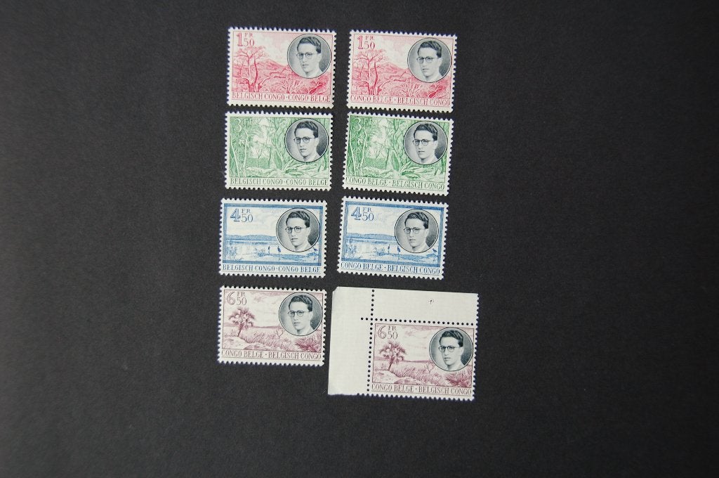BELGISCH CONGO : Boudewijn 1955, Verzenden, Postfris