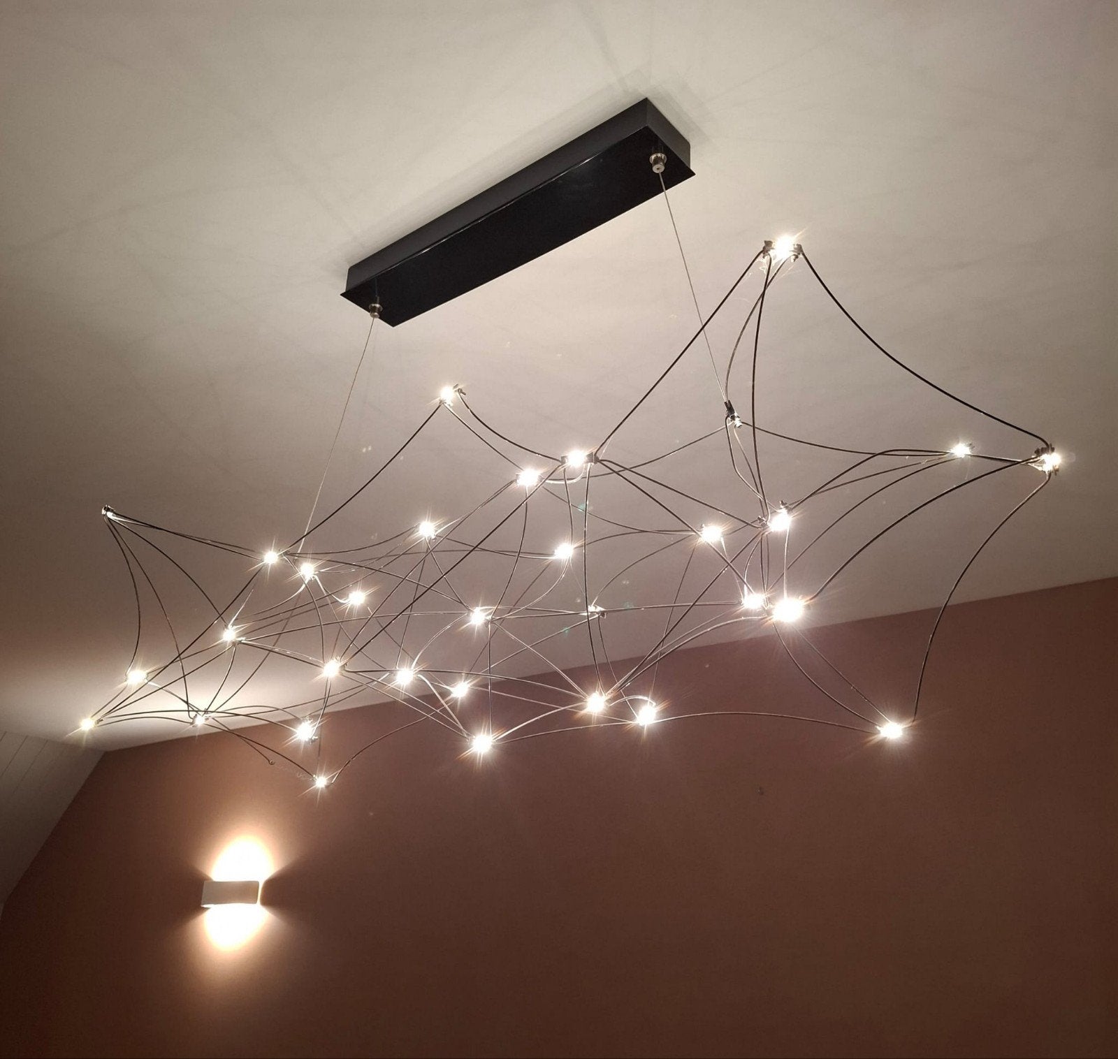Hanglamp Quasar tess125 led, Ophalen, Zwart