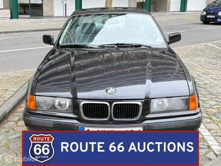 BMW 320i Coupe | 1994 | Route 66 Auctions, Zwart, Bedrijf, Handgeschakeld, Overige carrosserie