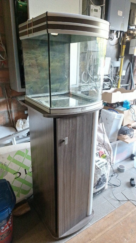 Aquarium Aqualantis 70 liter met meubel en dimbare lamp, Aquatlantis, Aquarium vide, Enlèvement, Utilisé