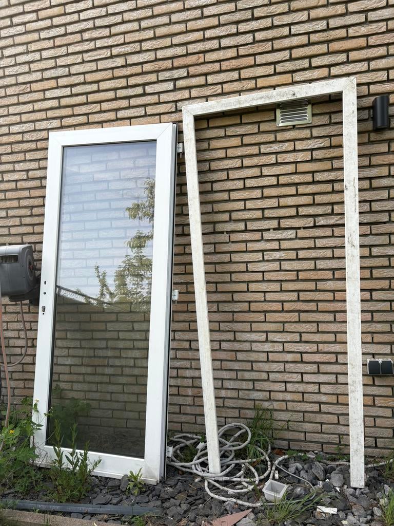 buitendeur te koop  (standaard maat), Ophalen, Gebruikt