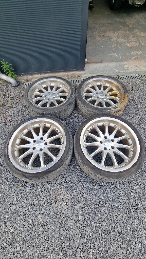 BMW Hartge Velgen Breedset 19 inch Voor 8.5x19 Achter 9.5x19, Véhicule de tourisme, Utilisé, Jante(s), 19 pouces