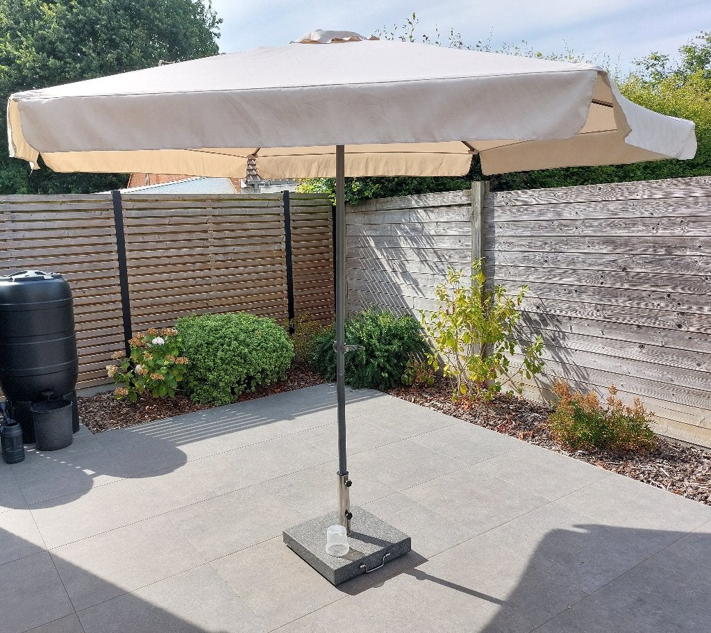 Parasol, Ophalen, Gebruikt, 3 tot 4 meter, Parasolvoet