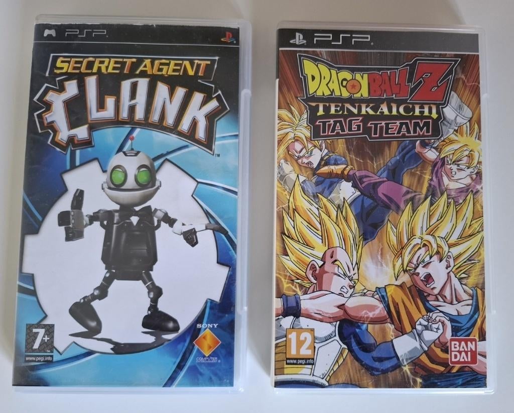 2x PSP Games : DBZ Tag Team & Clank, Enlèvement ou Envoi, 1 joueur, Utilisé, Info@retrogamed.be
