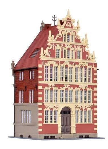 kibri H0 supermooi nieuw stadshuis in ovp, Ophalen of Verzenden, Nieuw, Brug, Tunnel of Gebouw