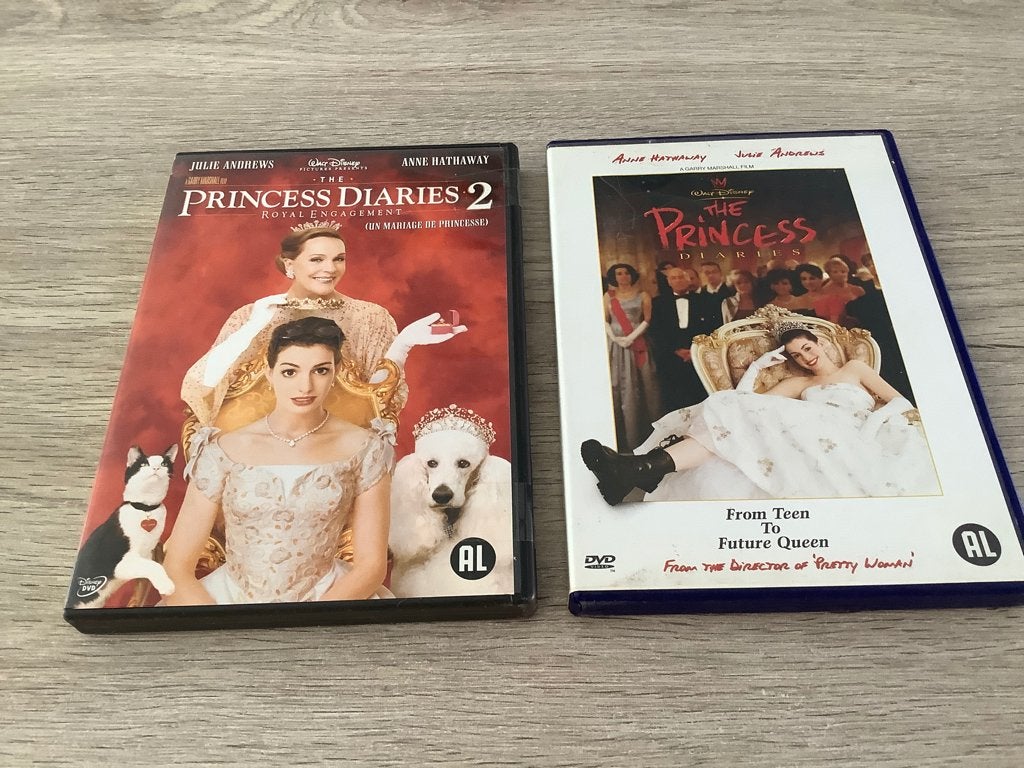 Walt Dinsey The Princess Diaries verschillende DVD'S, Nederlands, Romantische komedie, Ophalen of Verzenden, Zo goed als nieuw