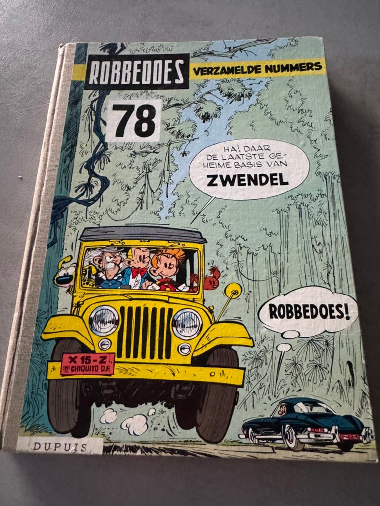 Robbedoes Vintage album 78 Dupuis (1960), Eén stripboek, Ophalen of Verzenden, Gelezen