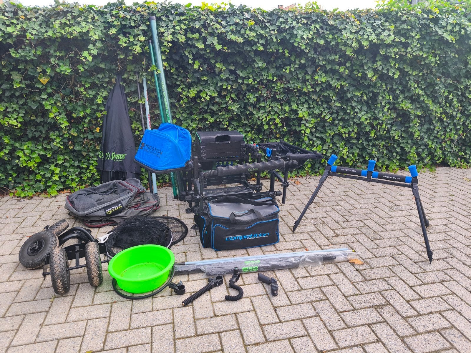 proffesionele volledige wedstrijd/karper set, Ophalen, Zo goed als nieuw, Complete set