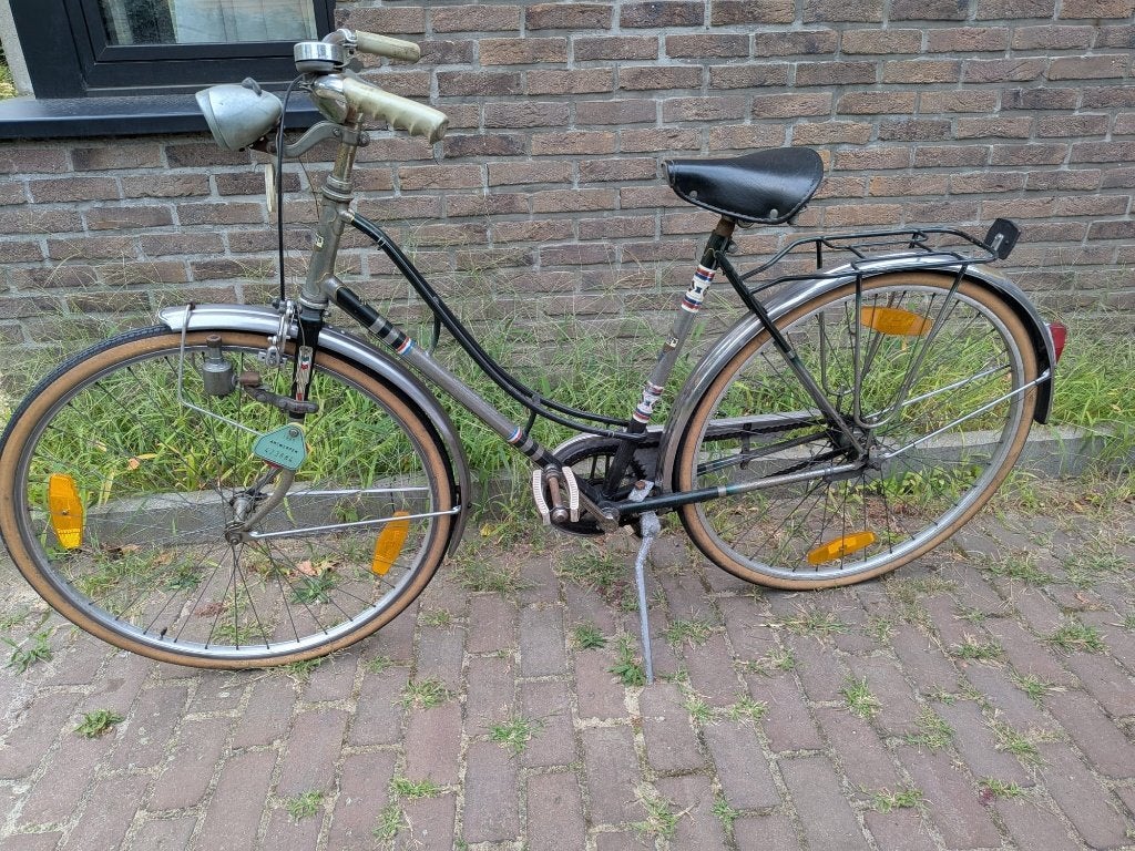 Retro vrouwenfiets, Fietsen en Brommers, Ophalen, Gebruikt, (Extra) lage instap