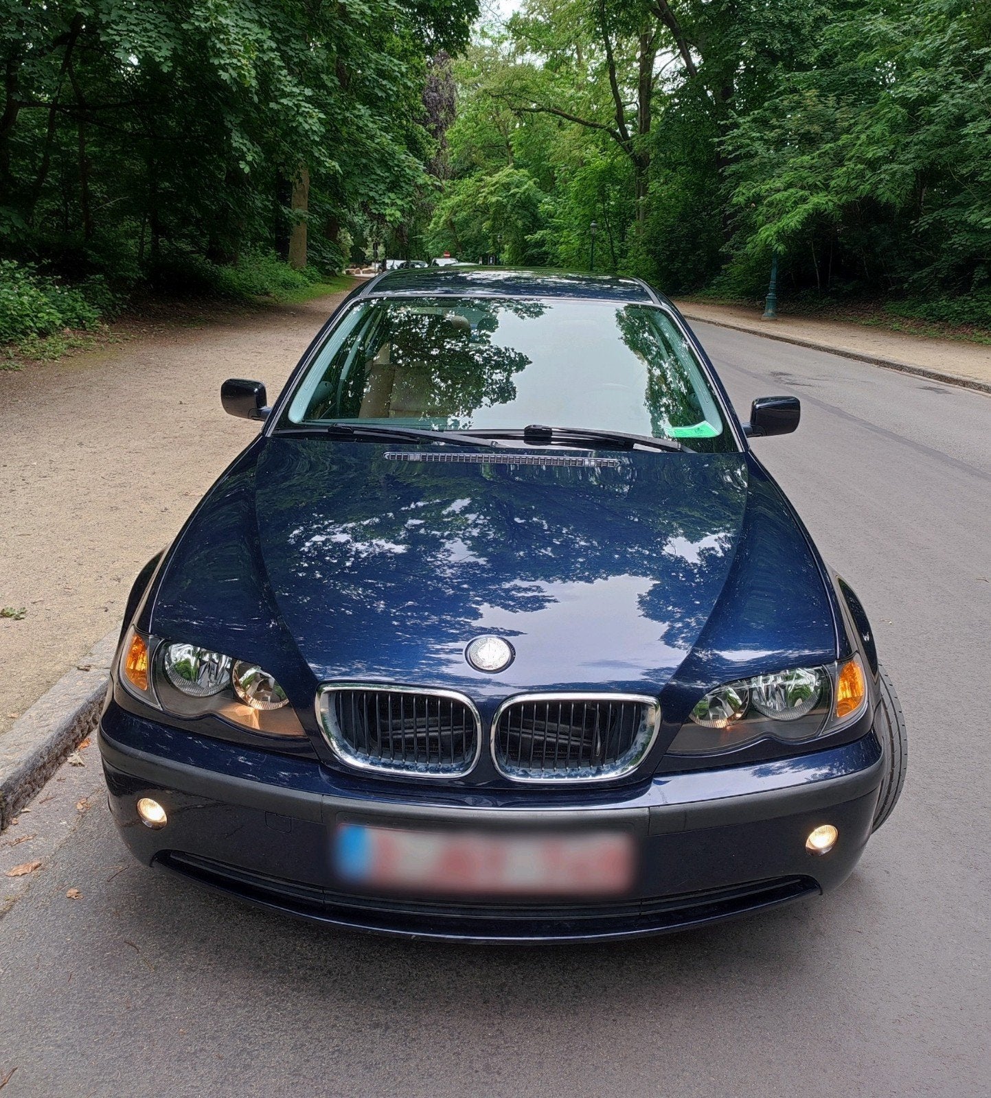 BMW 318i E46 2.0 essence, manuelle, cuir, airco, Facelift, Auto's, Achterwielaandrijving, 1995 cc, Beige, 4 cilinders