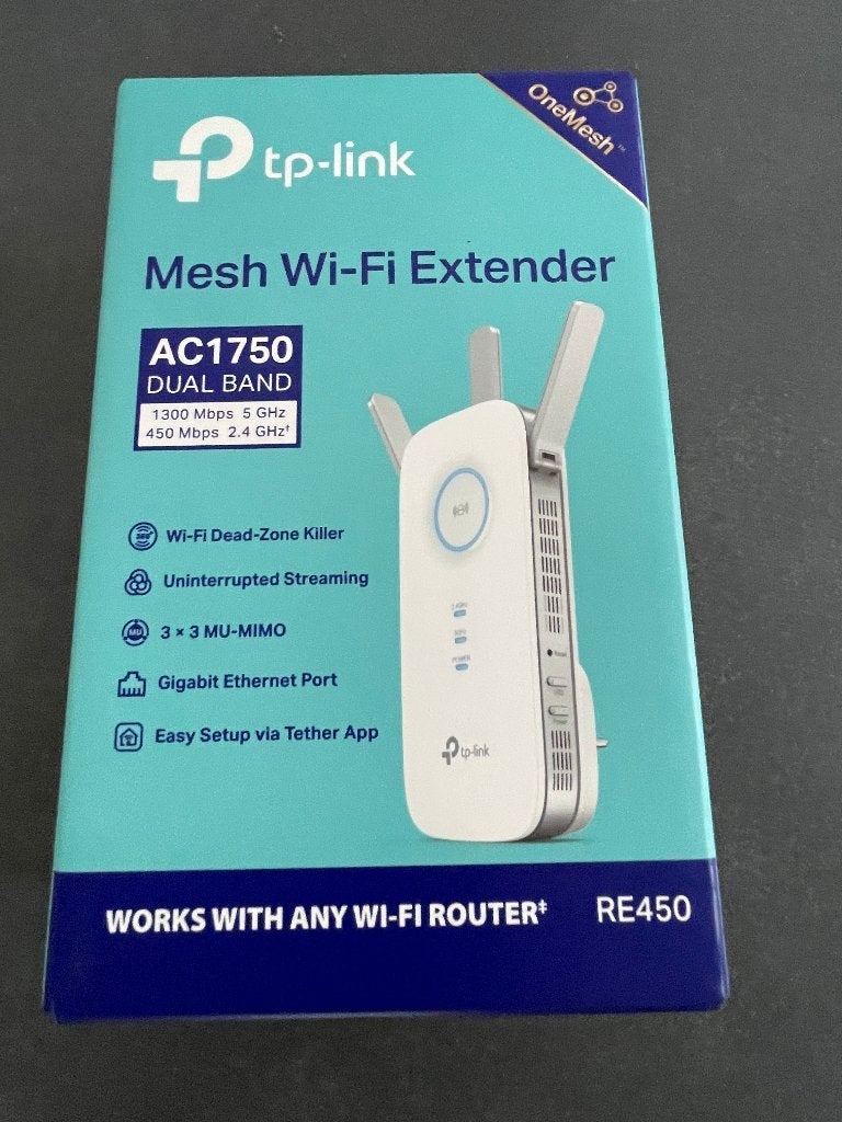 TP Link wifi-versterker AC1750, Enlèvement ou Envoi, Comme neuf, Tp link, wifi 6, deco, x50, x60, x20, x90, mesh