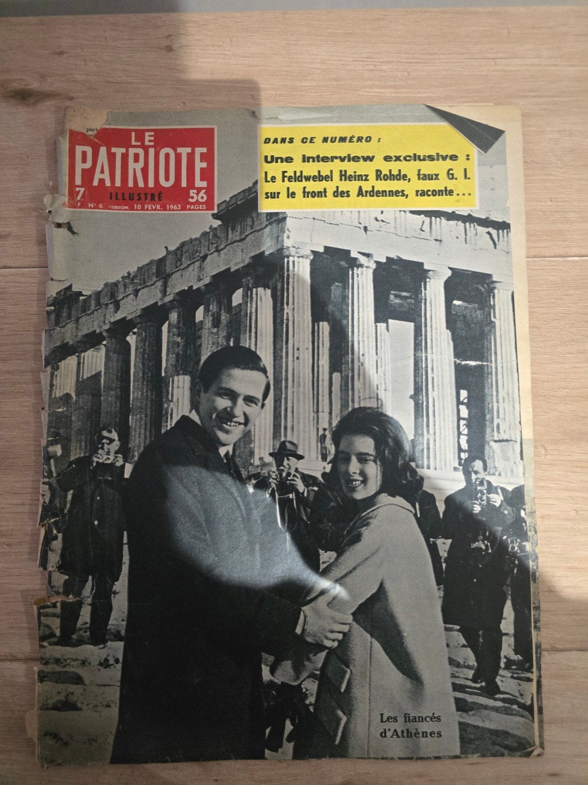 Le Patriote Illustré n6 – 10 février 1963 – Ardennes / Seco, Enlèvement ou Envoi