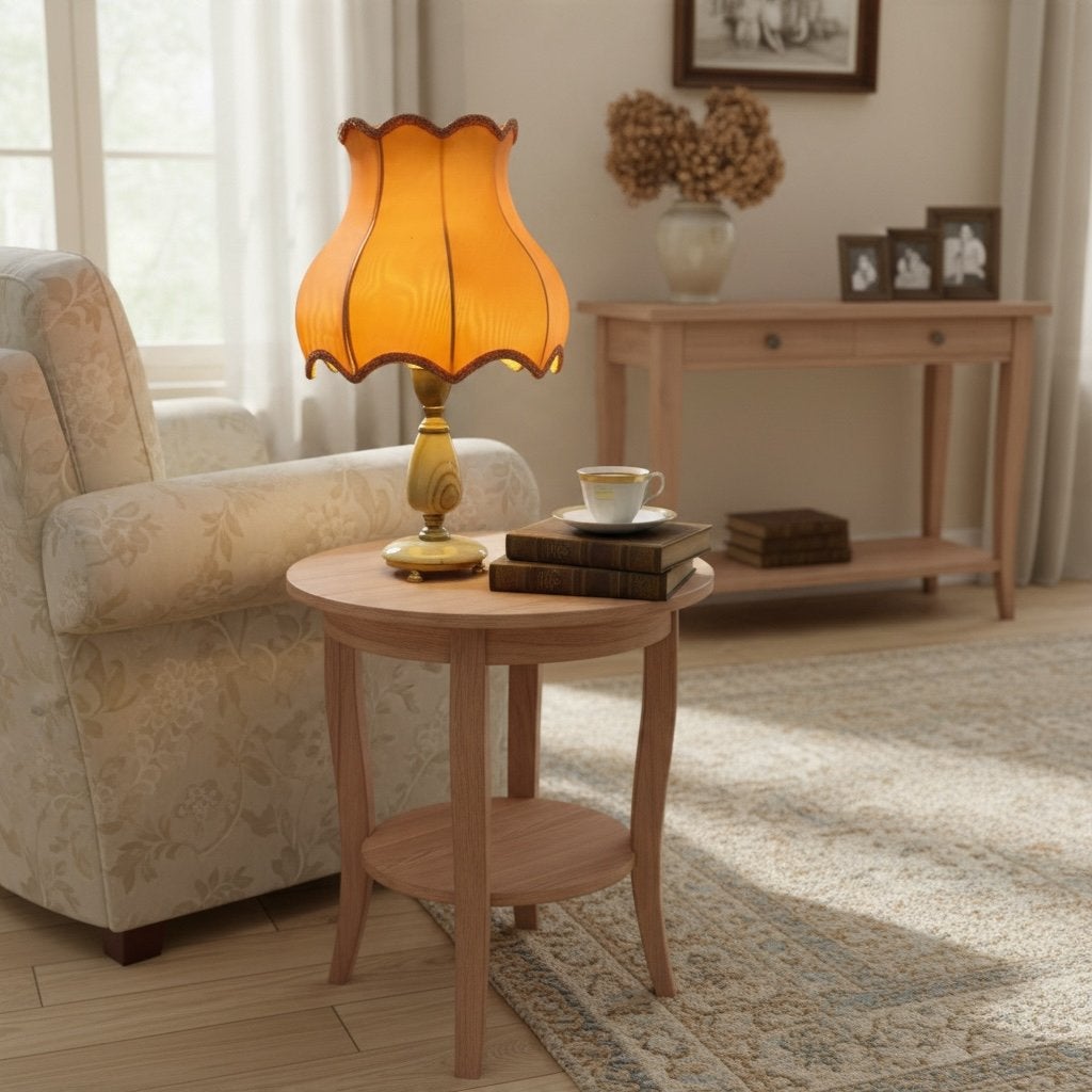 Vintage onyx tafellamp met zalmroze kap, Antiek en Kunst, Ophalen of Verzenden