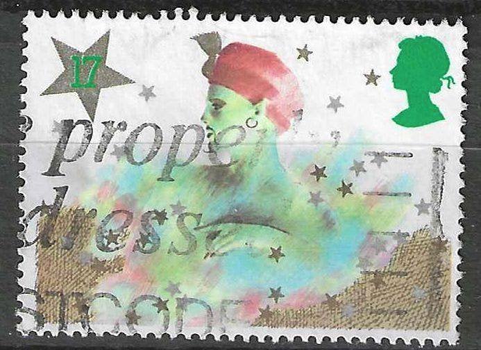 Grande-Bretagne 1985 - Yvert 1203 - Noël (ST), Envoi, Affranchi