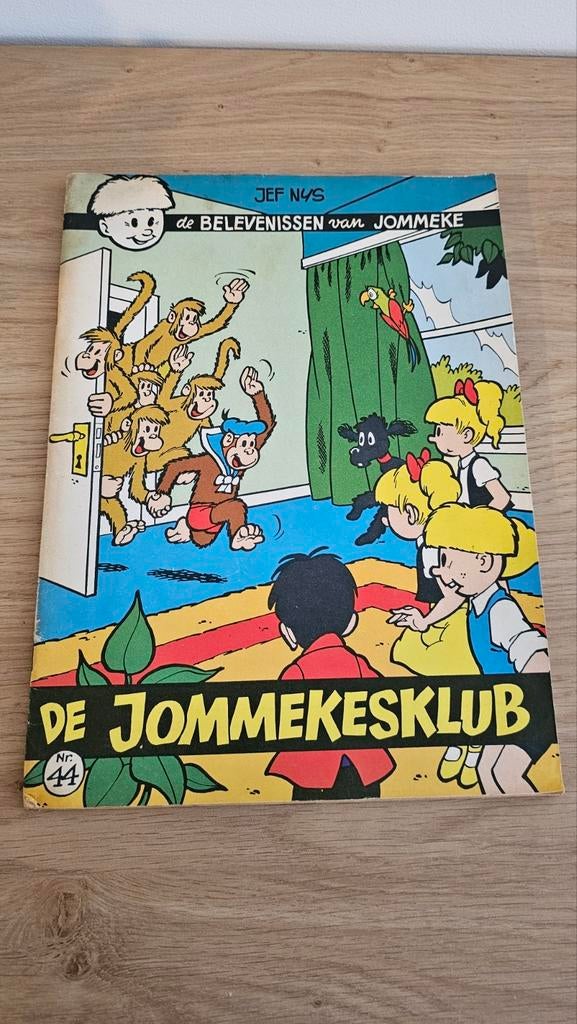 Jommeke nr. 44 – De Jommekesklub (vintage), Jef Nys., Zo goed als nieuw, Ophalen, Eén comic