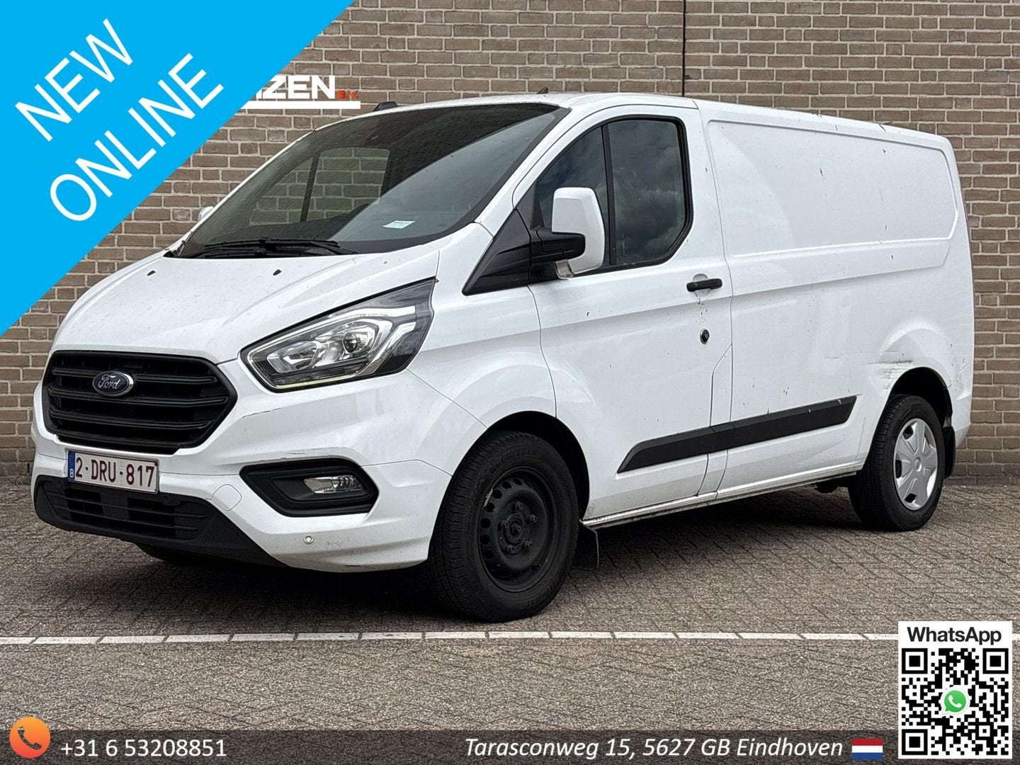Ford Transit Custom 280 2.0 TDCI L1H1 Limited Automaat | € 8, Auto's, Bestelwagens en Lichte vracht, Bedrijf, ABS, Airconditioning