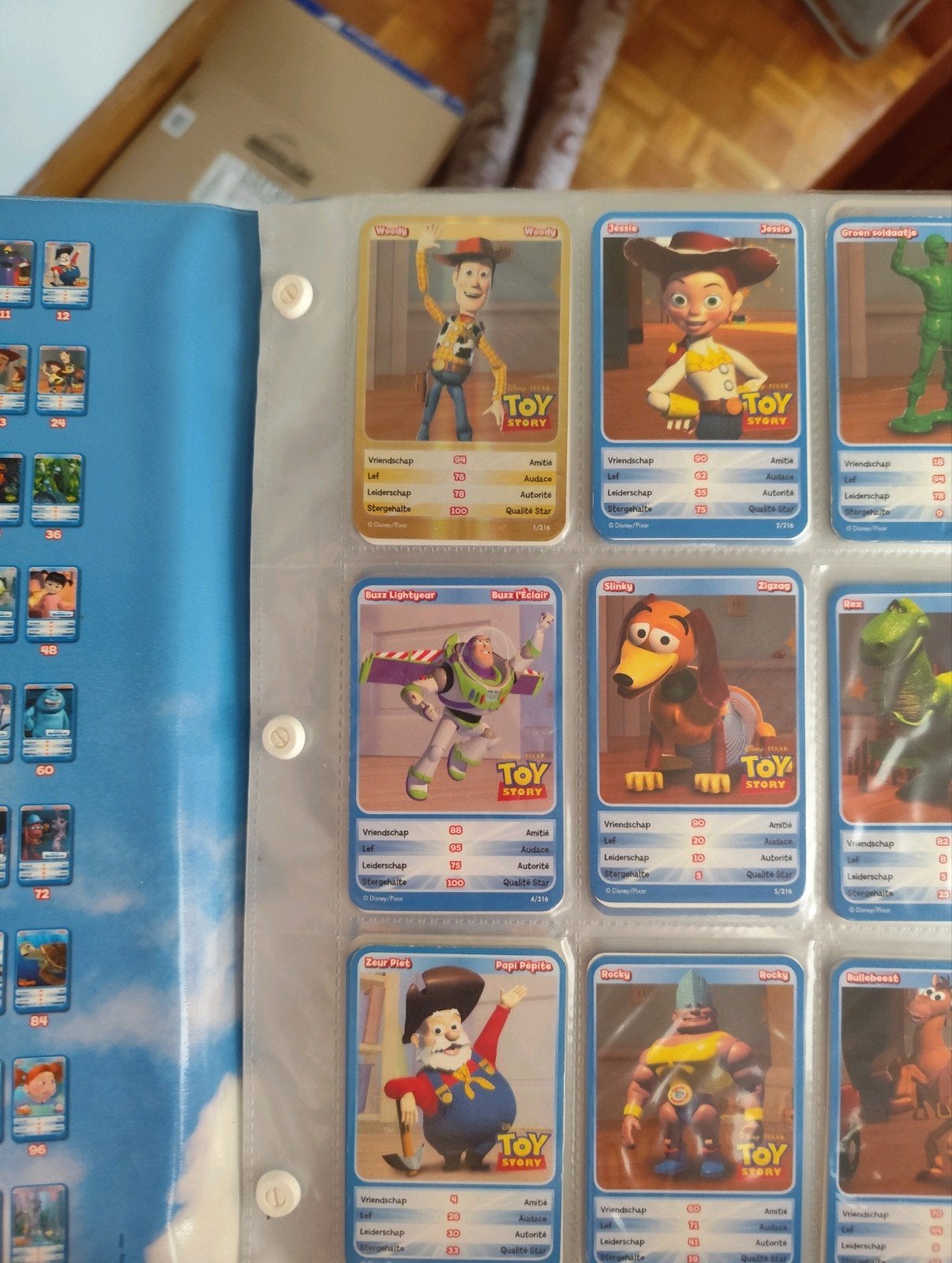 album cartes Disney Pixar, Ophalen