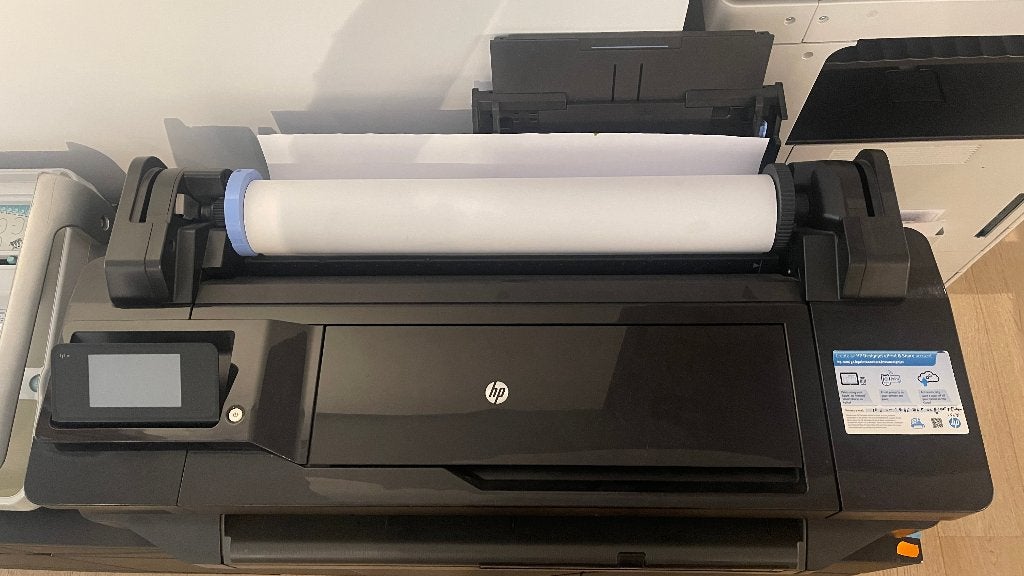 HP DesignJet T120 — Traceur A1 compact (dessus de table), Hp, Wi-Fi intégré, Impression noir et blanc, Imprimante