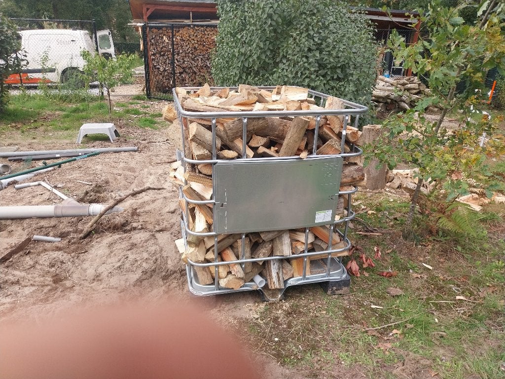 droog brandhout, Tuin en Terras, 3 tot 6 m³, Ophalen of Verzenden, Overige houtsoorten, Blokken