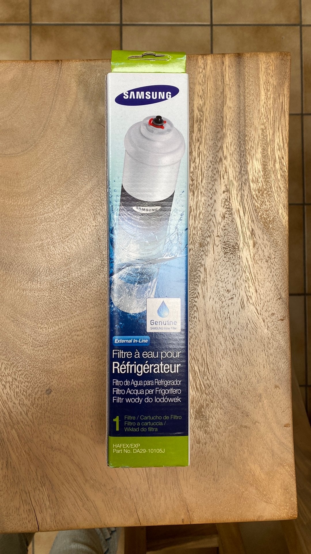 Filtre à eau SAMSUNG pour réfrigérateur, Enlèvement, Neuf
