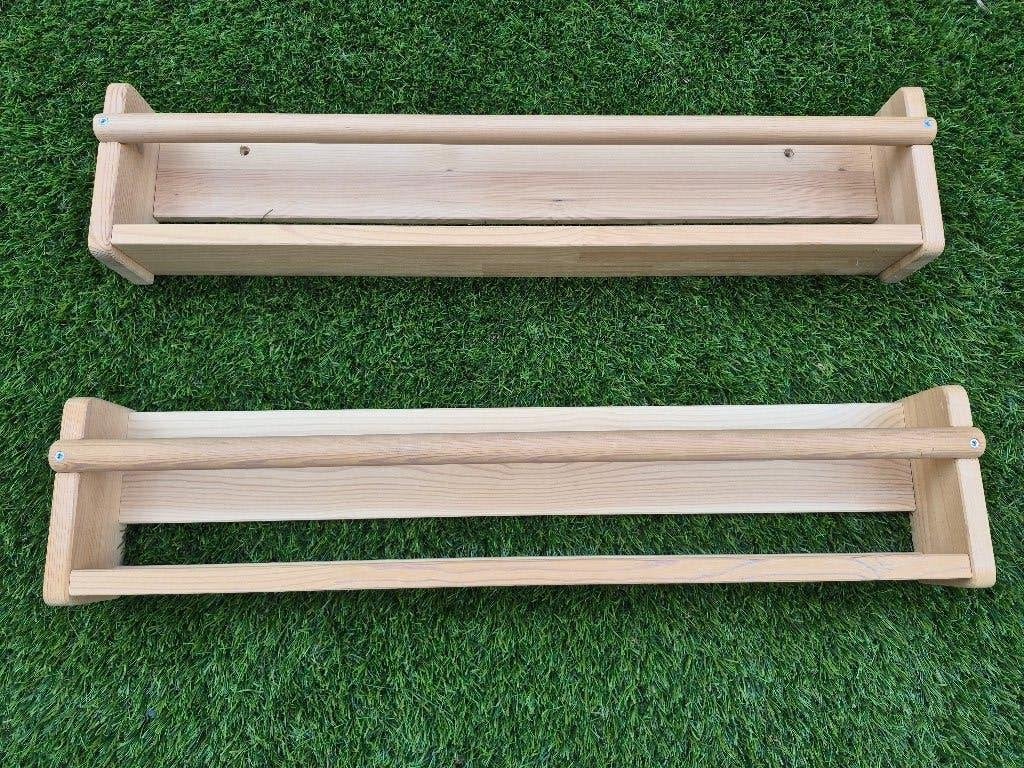 2 houten muurrekjes IKEA FLISAT, Enlèvement, Comme neuf