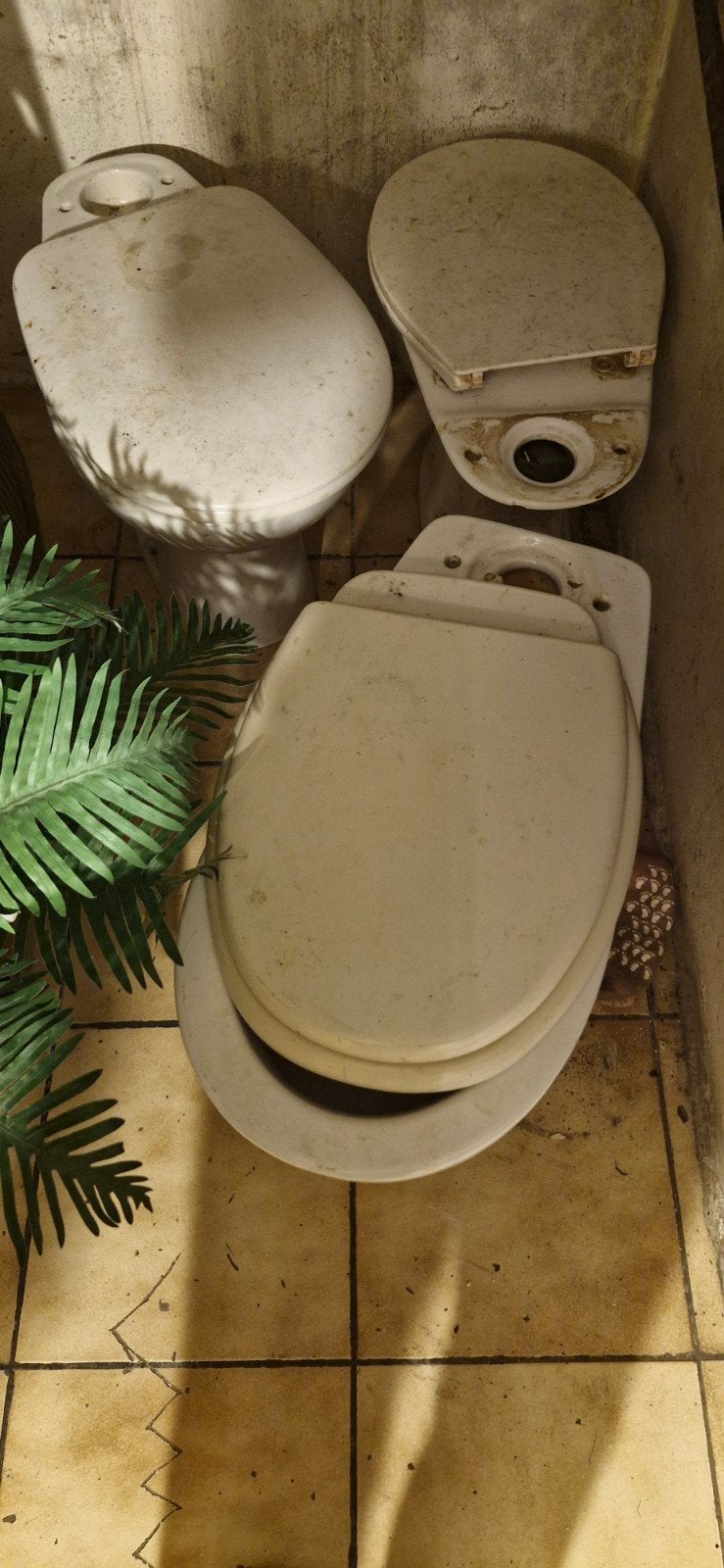 lot van 3 wc's, Ophalen, Nieuw, Toilet