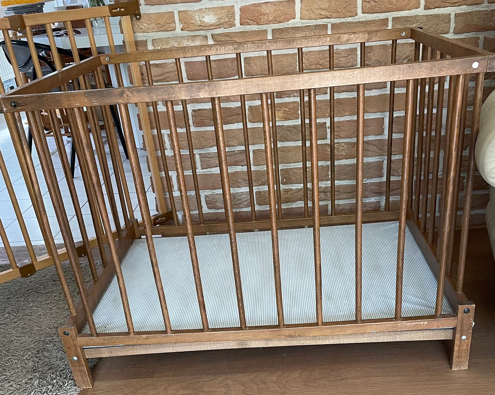 Baby park / box, Kinderen en Baby's, Babyparken, Ophalen, Gebruikt, In hoogte verstelbaar