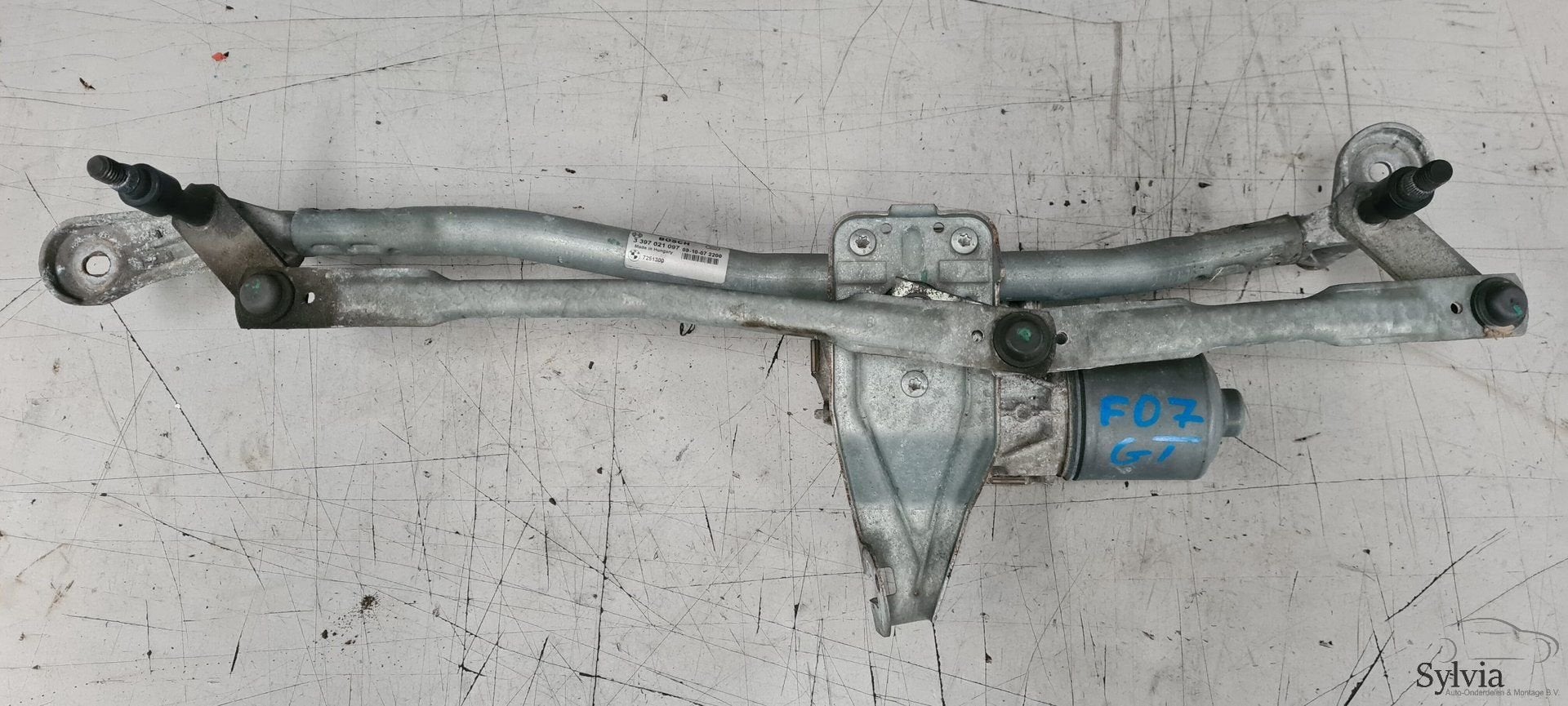 Ruitenwisser mechaniek incl. rw motor BMW 5 serie F07 725130, -, Utilisé, -, Enlèvement ou Envoi