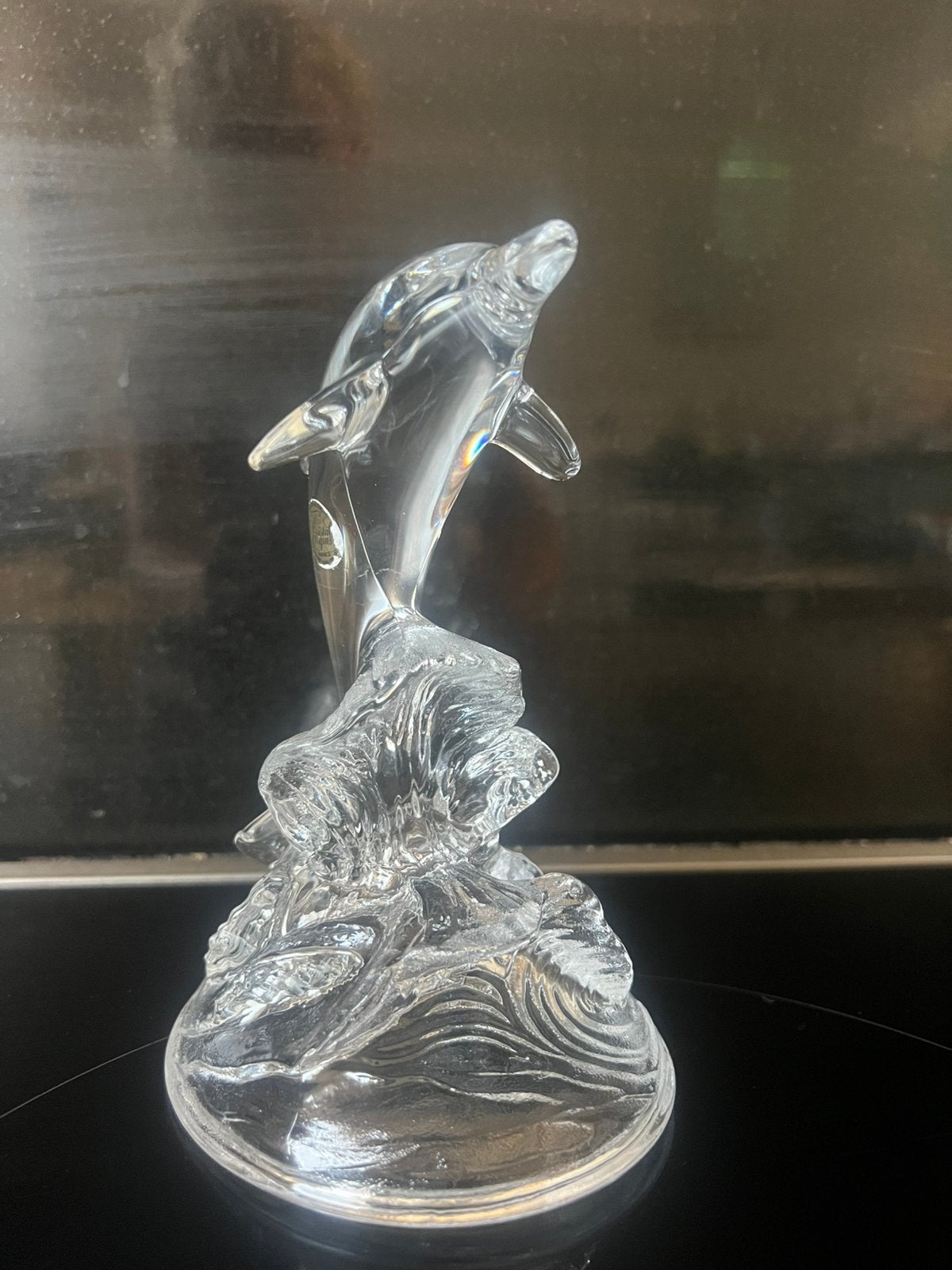 Glazen beeldje dolfijn, Antiek en Kunst, Ophalen