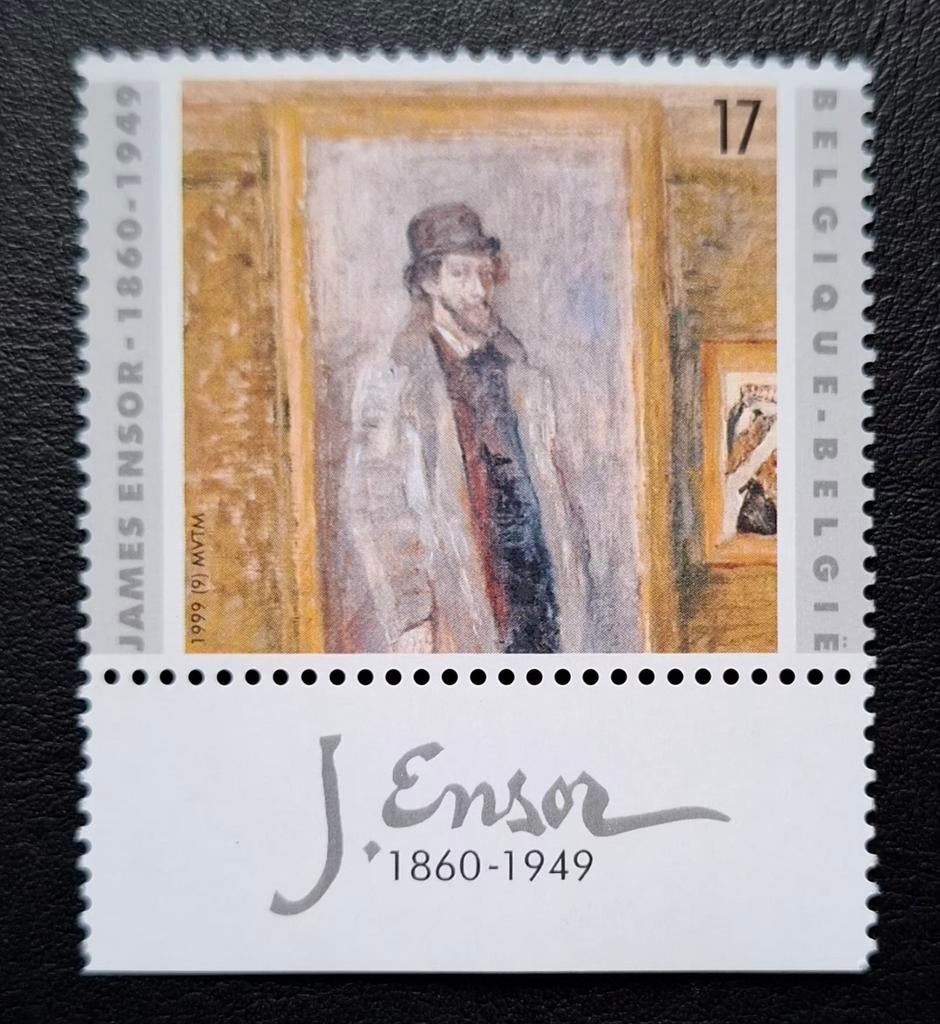 Belgique : COB 2822 ** James Ensor 1999., Timbres & Monnaies, Sans timbre, Neuf, Enlèvement ou Envoi, Non oblitéré