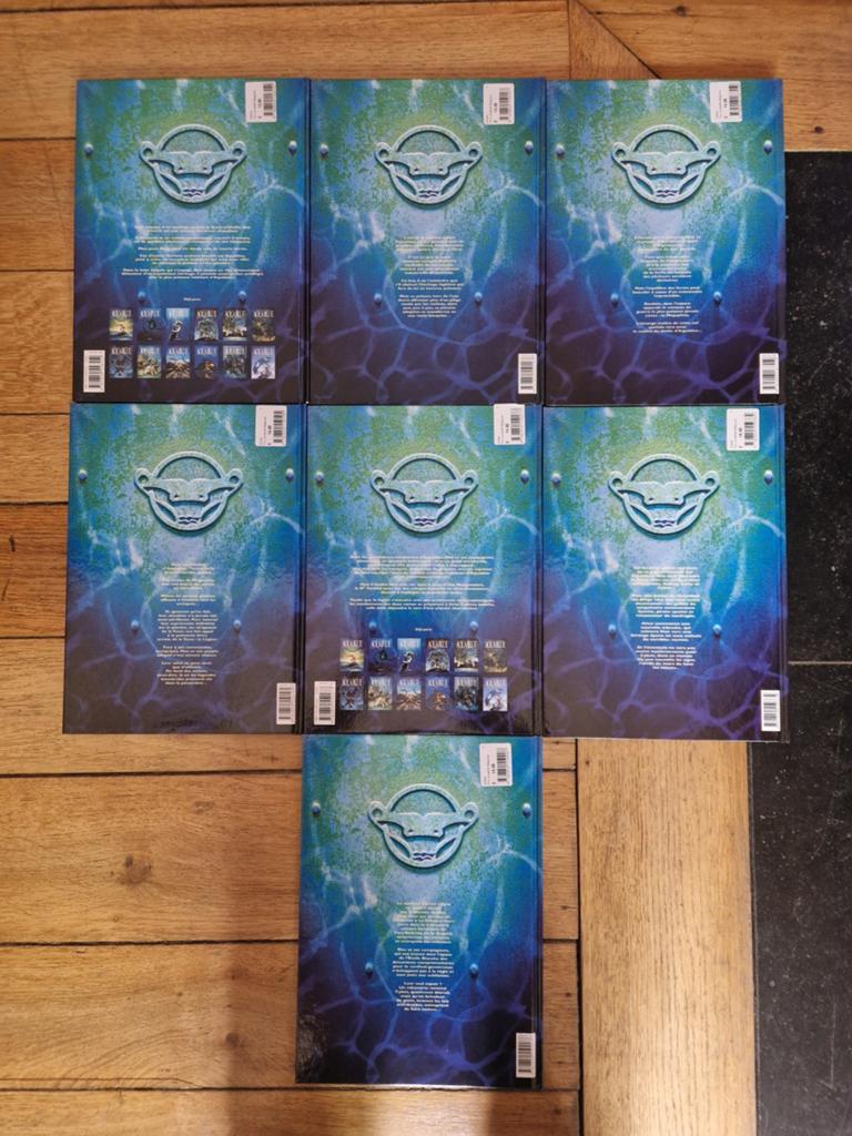 Lot de 7 bd aquablue 1 à 7, Enlèvement ou Envoi