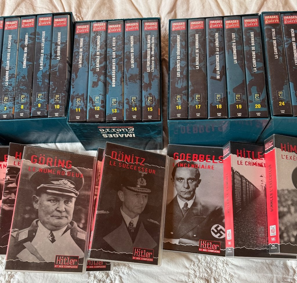 Cassettes VHS. Et classeurs fasicules, VHS, Français, Coffret, À partir de 16 ans