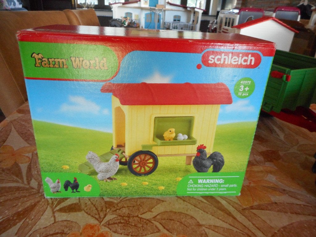 schleich kippenhok op wielen nieuw, Ophalen of Verzenden, Nieuw