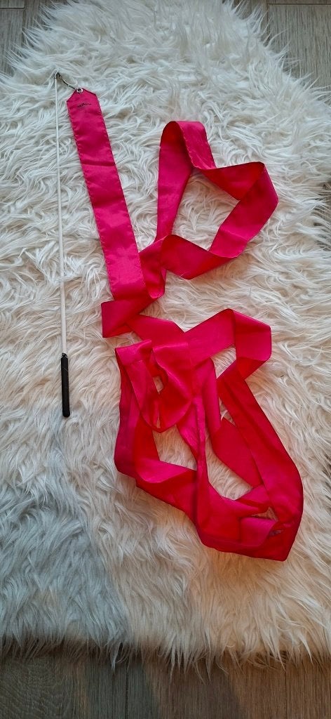 Domyos ritmisch lint, Sport en Fitness, Turnen, Ophalen, Zo goed als nieuw, Roze, Materiaal