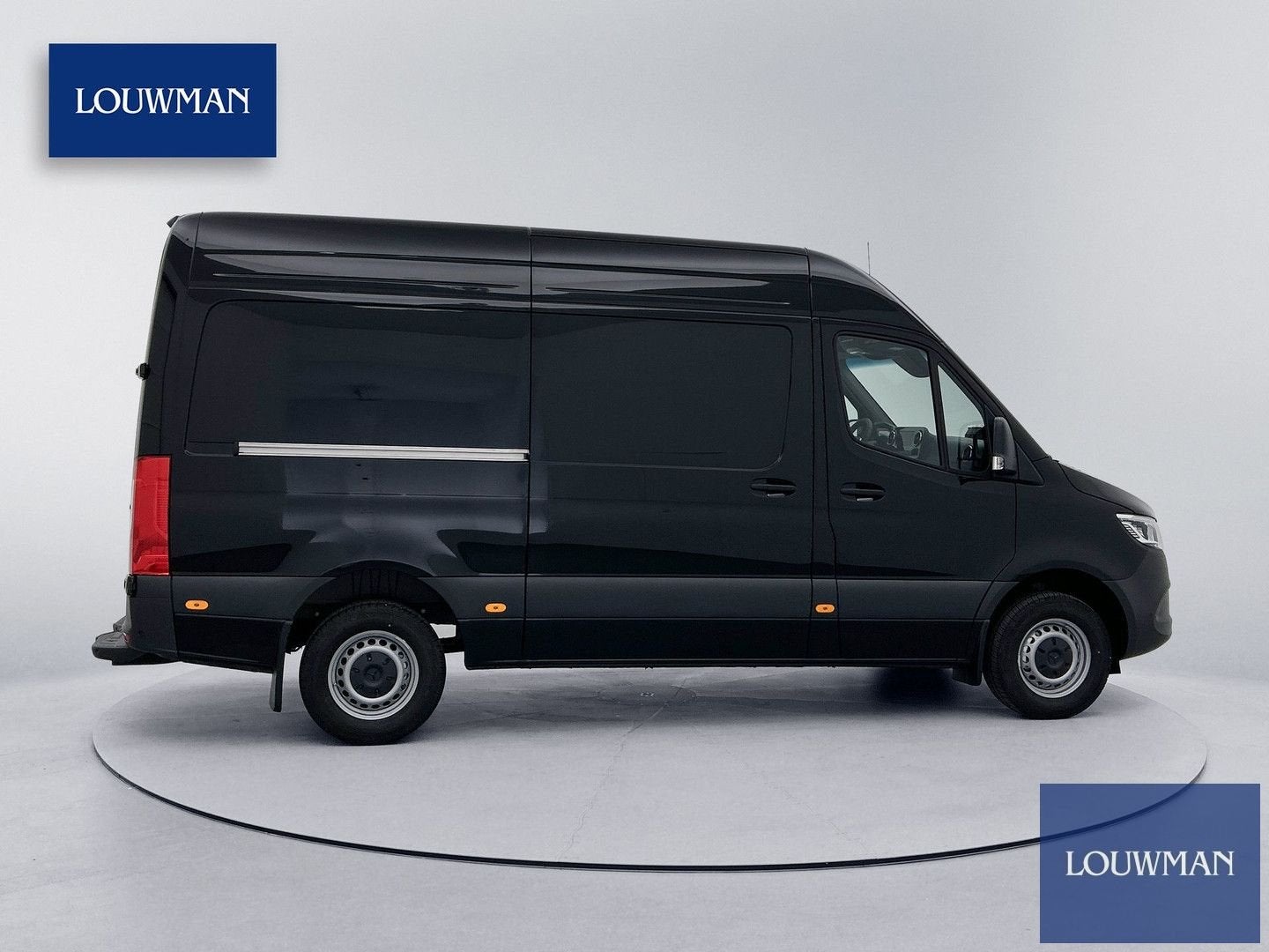 Mercedes-Benz Sprinter 317 CDI L2H2 Pro Navigatie Trekhaak B, Automaat, Zwart, Mercedes-Benz, Bedrijf