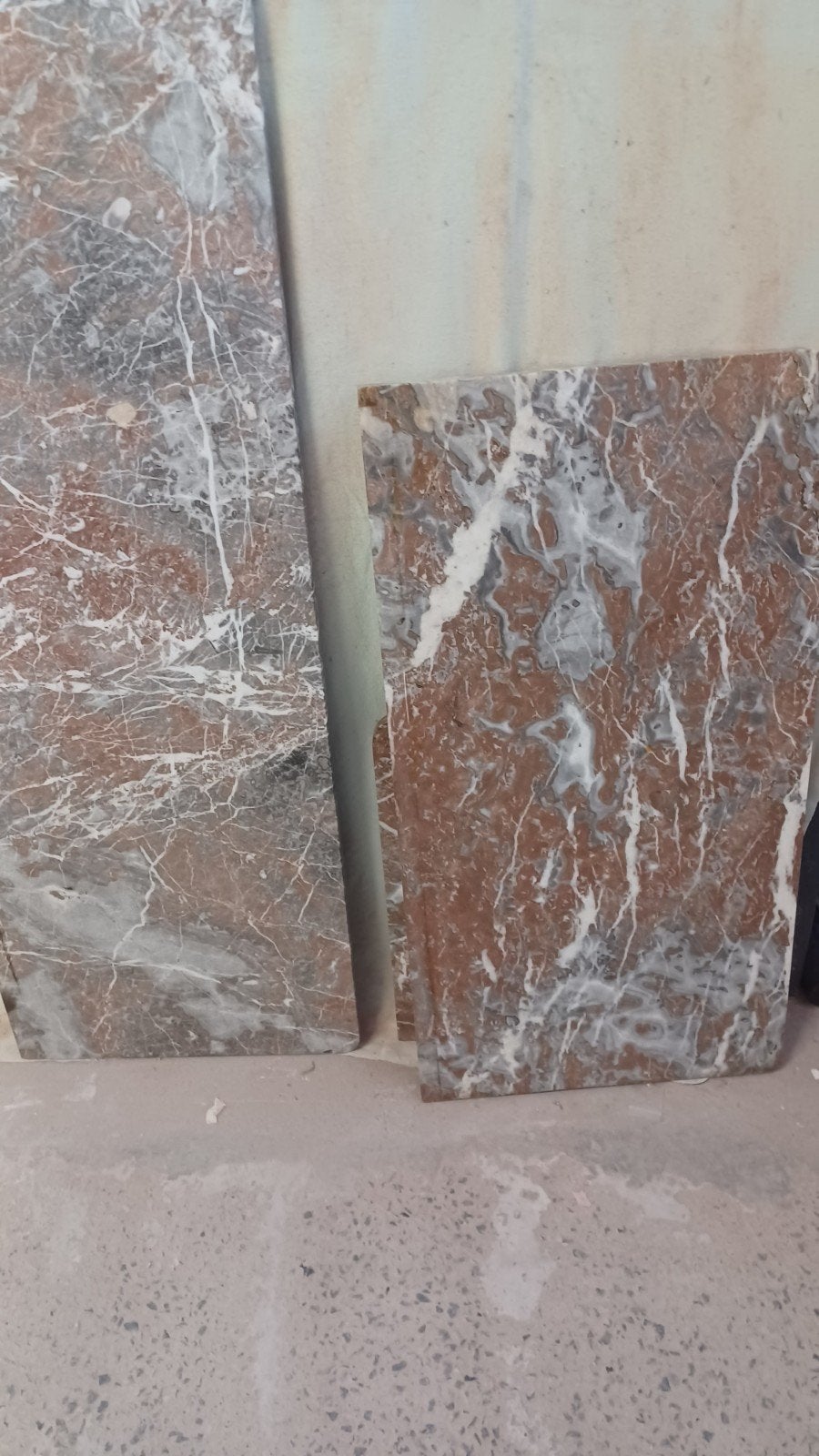 3 pieces de marbre  différente longueur, Marbre